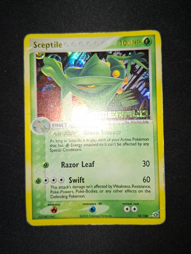 Pokemon sceptile 106 - sceptile, ex