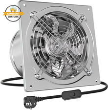 150Mm Ventola Aspirazione 525 M³/H Industriale Estrattore per Bagno Cucina Venti