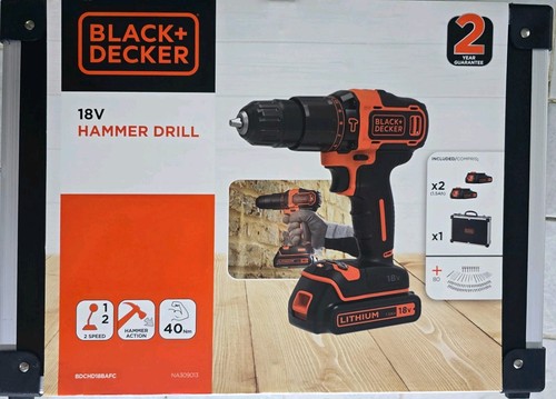 Trapano avvitatore black - trapano, e