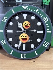 orologio da parete Sub Verde