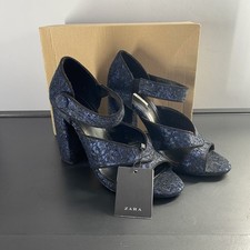 ZARA Block scarpe tacco alto