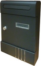 CASSETTA POSTALE PORTALETTERE PORTA BUCA POSTA LETTERE ANTRACITE armony