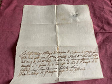 ANTICO DOCUMENTO / RELIQUIA: Monastero di San Calogero + sigillo in cera e medaglia - 1763!