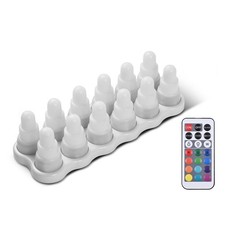 2x(Lampada candela tè