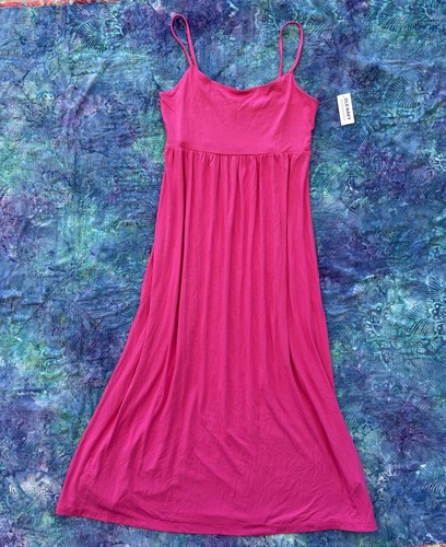 Vecchio vestito maxi rosa navy - vecchio,
