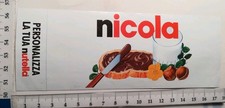 Nutella Ferrero Nicola Adesivo