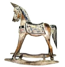 Vintage antique wooden rocking - vintage,