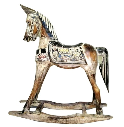 Cavallo dondolo legno - cavallo, a