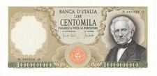 100000 LIRE ALESSANDRO MANZONI