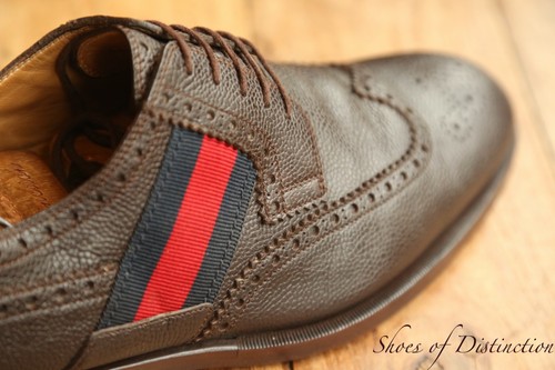 Scarpe gucci derby brogue - brogue, in