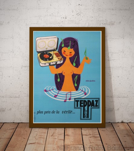 Poster affiche teppaz plus - teppaz,