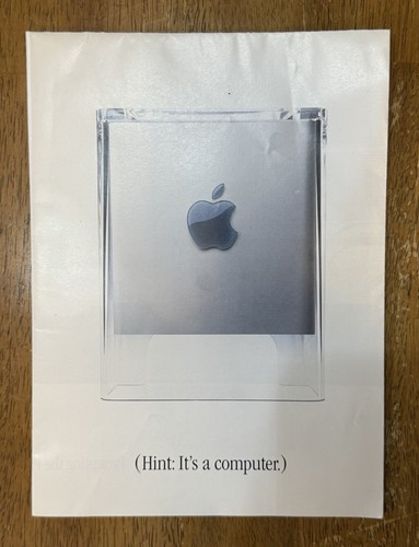 Libretto pubblicitario apple - pubblicitario,