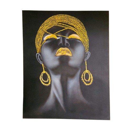Quadro etnico dipinto donna - etnico,