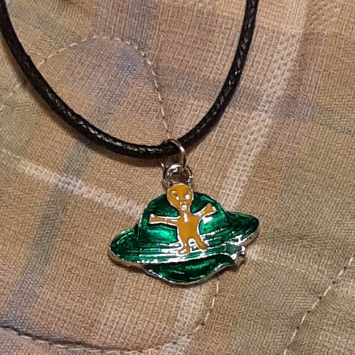 Ciondolo ufo alieno vintage - vintage, /