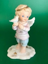 Figurina angelo e colomba