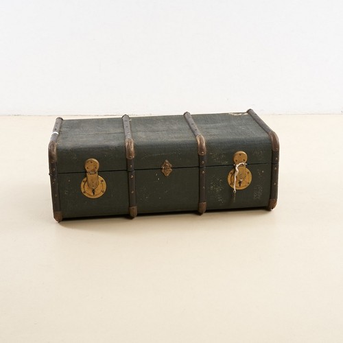Baule vintage verde - vintage,