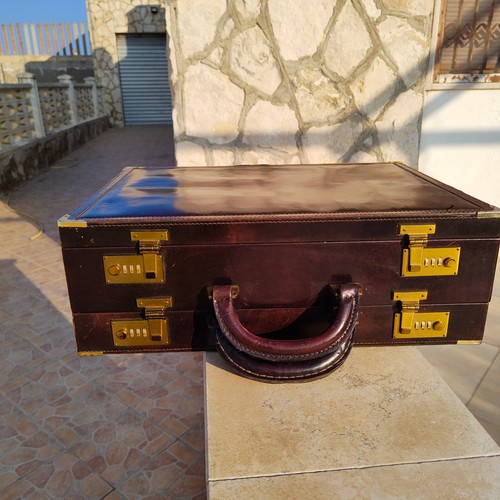 Valigia vintage cuoio - vintage,