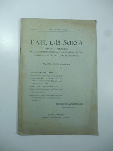Arte scuola rivista - l'arte, e