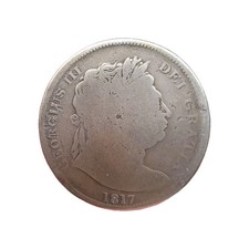 Moneta mezza corona in argento