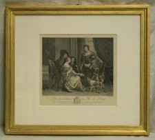 G. TEXIER (1750-1821) "UN CONCERTO" INCISIONE CALCOGRAFICA A BULINO, XIX SEC. 