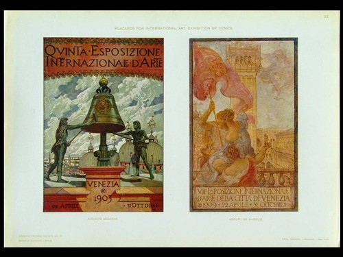 Poster mostra venezia - -, 1910