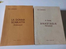 Elio Lombardo Anastasia + La Donna Scarlatta Dedica Autografata
