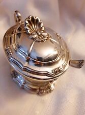 FORMAGGERA ARGENTO 800 EPOCA ( punzonatura 20 al rc 800) contenitore cristallo.