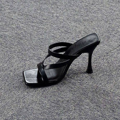 Sandali donna tacco alto slide