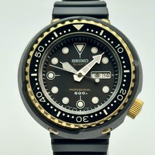 Orologio Vintage SEIKO 7549-7000 Professional Diver 600m Quarzo Tonno Nero Oro