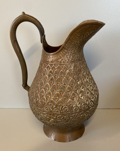Antica brocca caraffa rame - antica,