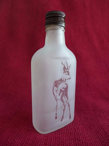 Glass bottle flask with - glass,