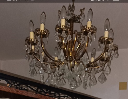 Lampadario vintage anni 70 - lampadario,