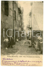 1903 VIEUX MARSEILLE Rue Fontaine de Caylus - ANIMATED postcard