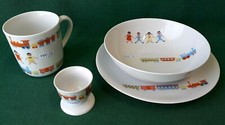 SET ARZBERG VINTAGE SERVIZIO PIATTO TAZZA PORCELLANA PAPPA PER BAMBINI. PPP31