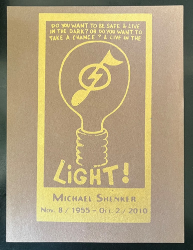 Poster commemorativo michael - poster,