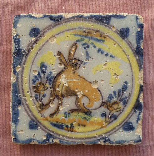 Antica piastrella coniglio