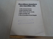 BROCHURE ORIGINALE FIAT 126 PERSONAL 2 - 4 SAICAR TORINO DEPLIANT PROSPEKT