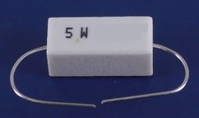 2Pz. Resistenza Ceramica 220K ohm  5 watt 5% ( 2 pezzi )