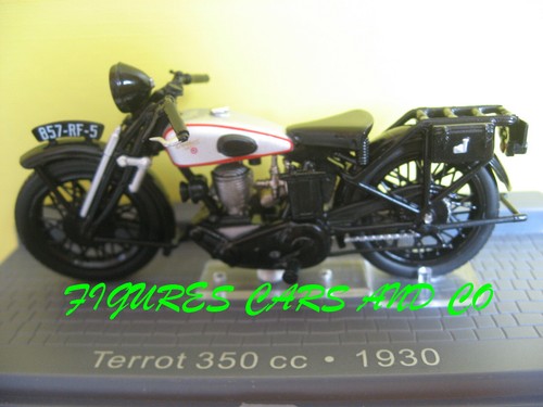 Moto classique terrot - 1/24,