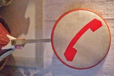 Targa insegna bifacciale in