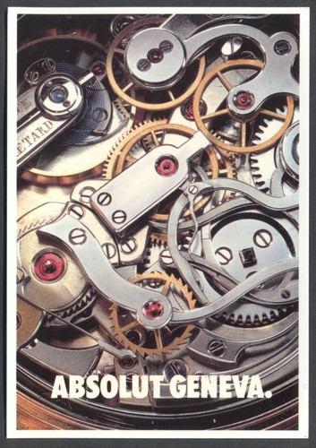Promo postcard for absolut - postcard,