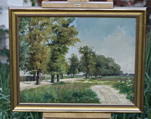 Estate paesaggio con - estate,