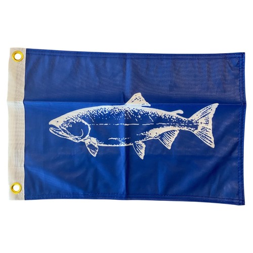 Bandiera cattura salmone - salmone, 12x18