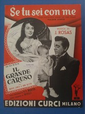 MARIO LANCIA "IL GRANDE CARUSO" LA NOTTE PIÙ BELLA DELL'ANNO SPARTITI ITALIA