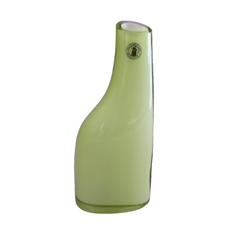Vaso bocciolo vetro verde lime