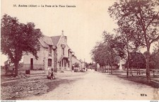 S3166 cpa 03 Audes - La Poste