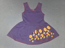 Abito pompon vintage viola