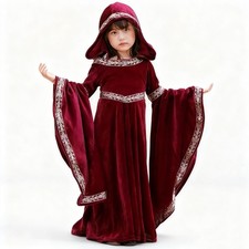 Carnival Costume Strega Vestito Bambina 7-8anni