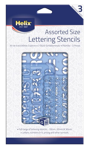 Helix h23100 stencil lettere - helix,