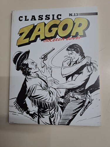 Zagor classic numero sketch - numero, 13,sketch